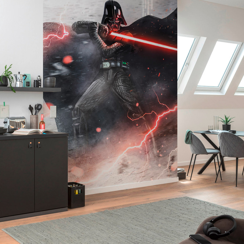 Vlies Fototapete - Star Wars Vader Dark Forces - 200 x 280 cm