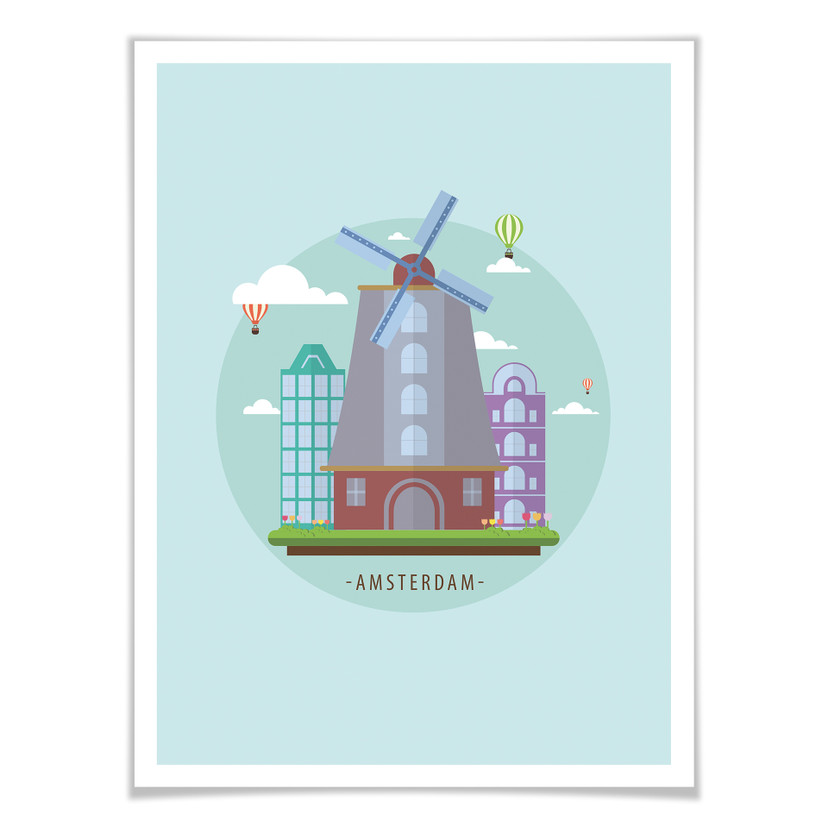 Plakat - Visit Amsterdam