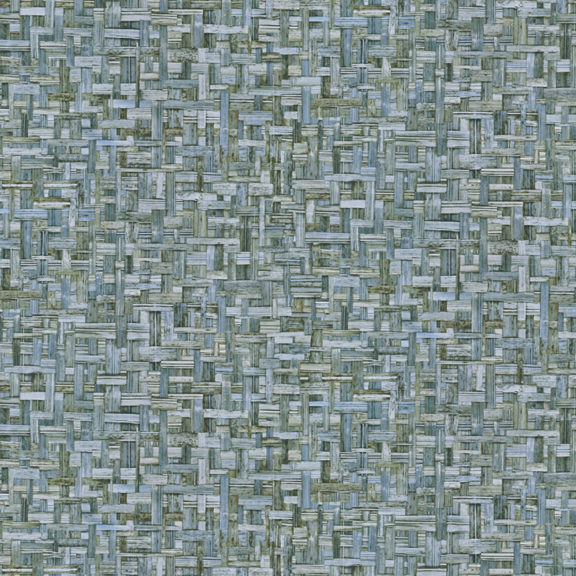 Architects Paper Jungle Chic - Papier peints effet bois, bleu