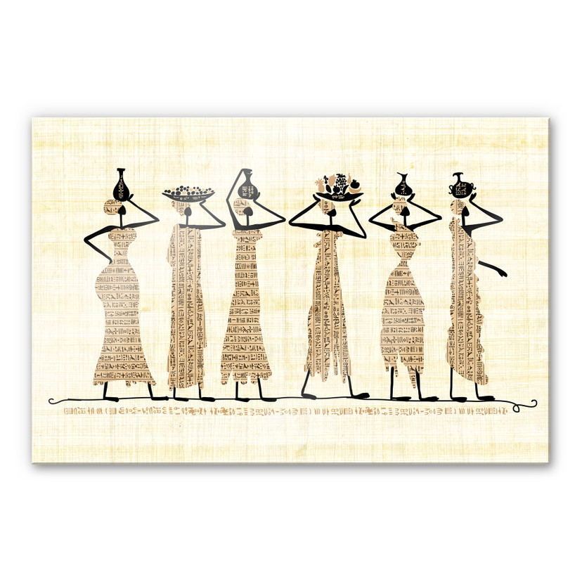 Akrylbillede egyptiske kvinder
