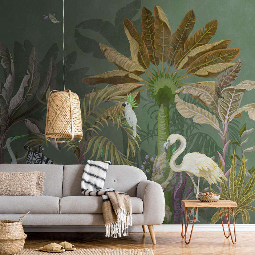 Livingwalls storbyhistorier THE WALL jungletapet