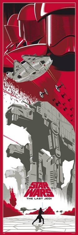 Filmplakat Star Wars: Episode VIII - The Last Jedi , plakat (53 x 158 cm)