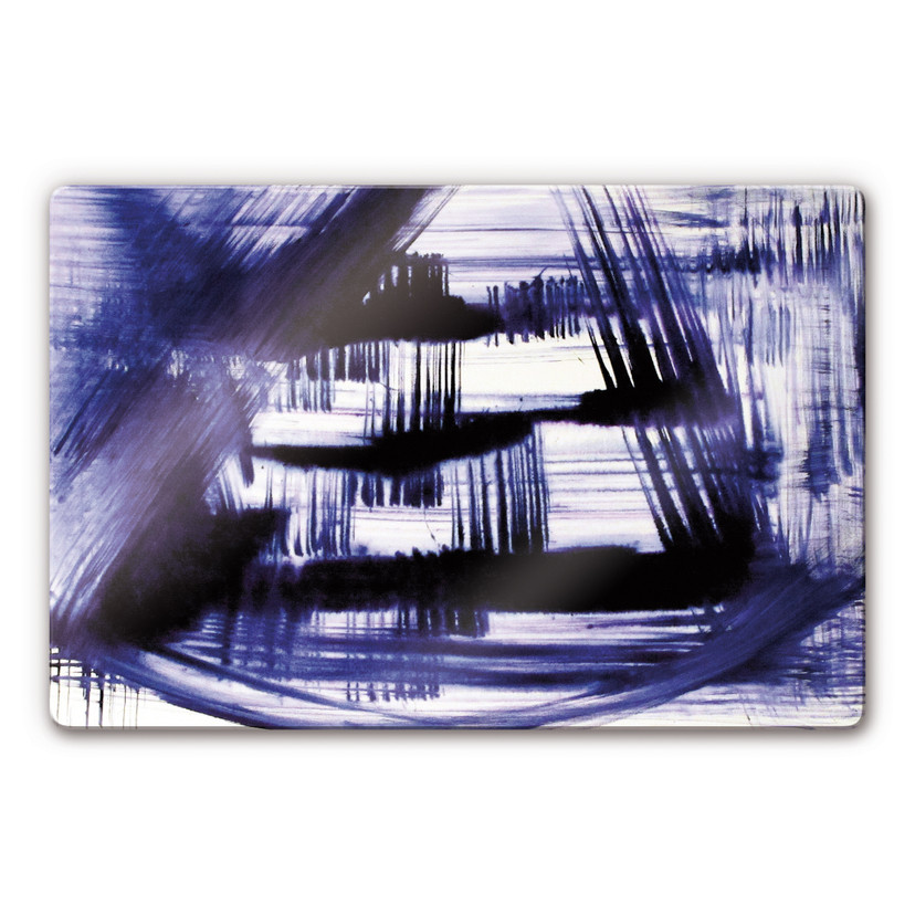 Tableau en verre - Bleu de Prusse