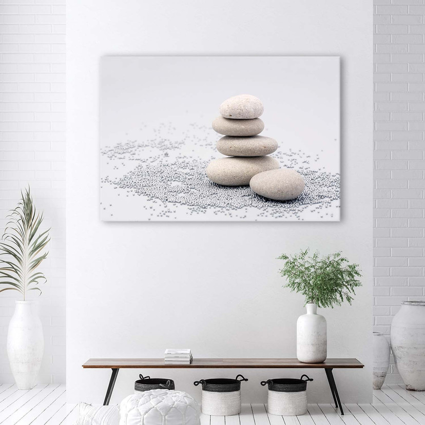 Canvasbillede, Zen sten spa