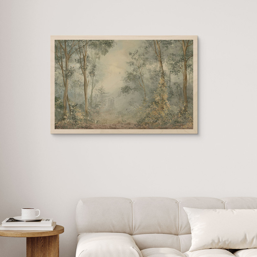 Houten Wanddecoratie betoverd bos - Ms Tiff
