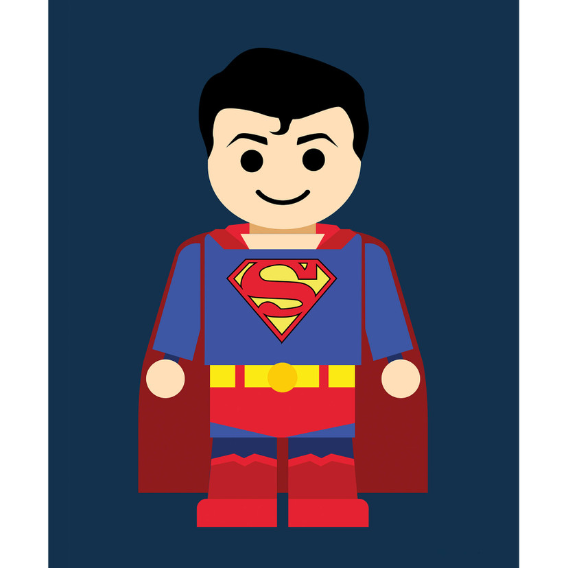 Fototapet - Gomes - Superman legetøj