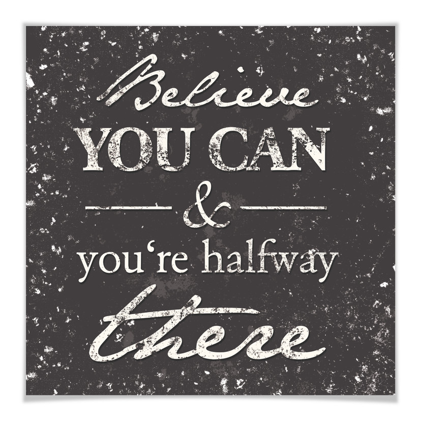 Poster - Believe you can