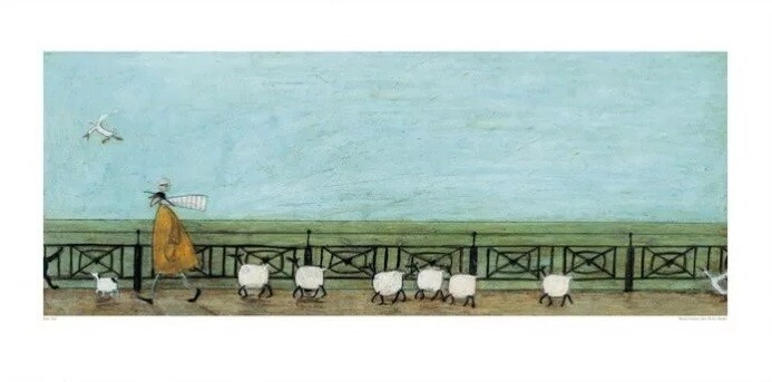 Plakat Sam Toft - Moses Follows That Picnic Basket kunsttryk, Sam Toft (100 x 50 cm)