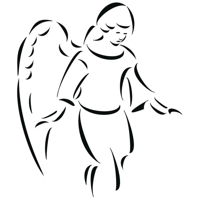 Wallsticker Engel 1