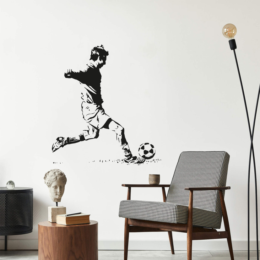 Wallsticker Fodboldspiller 2