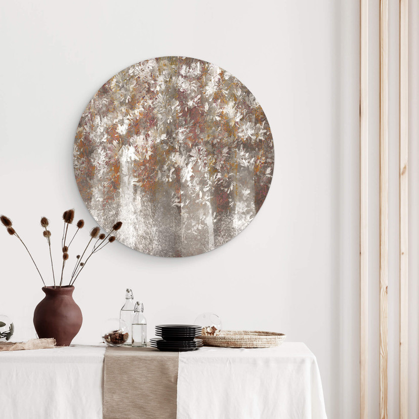 Tableau sur alu-Dibond Talen - Magnolias - Rond