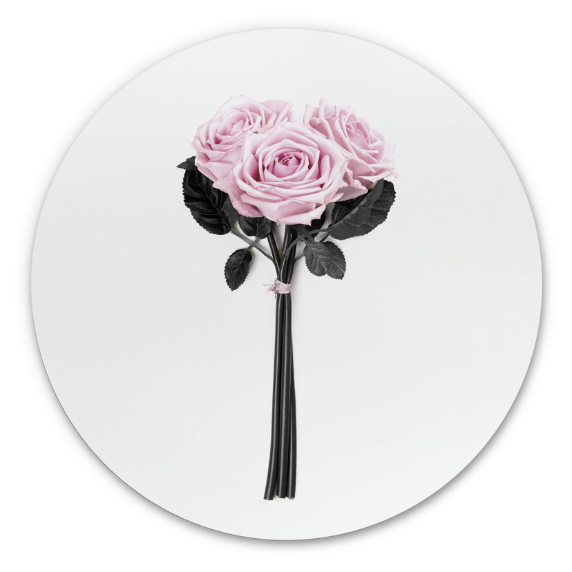 Wandcirkel Kubistika - Beautiful Roses