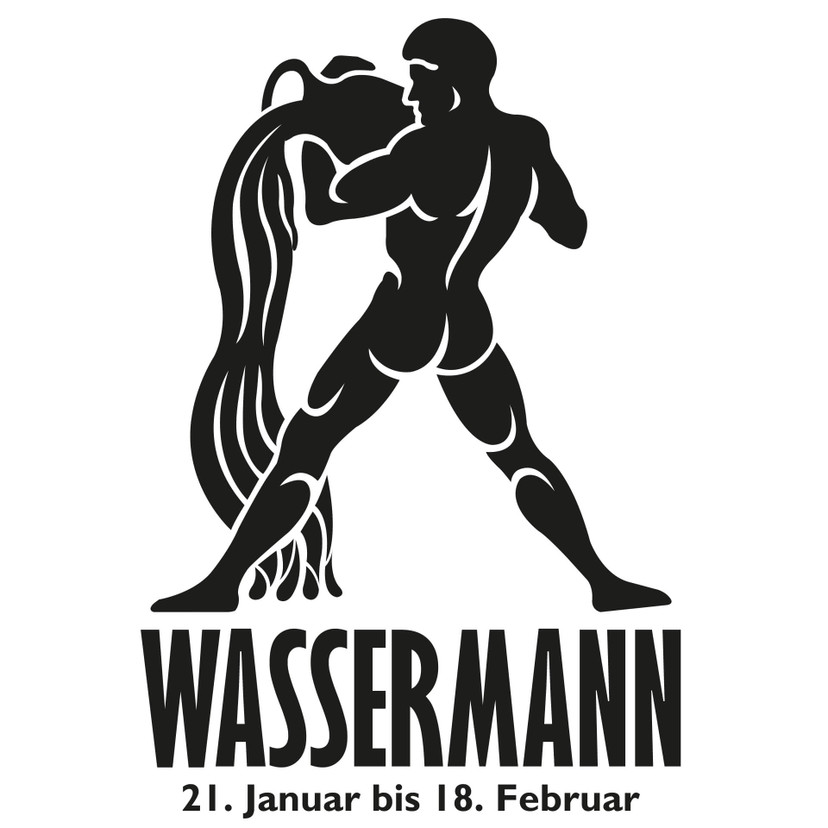 Wandtattoo Sternzeichen - Wassermann