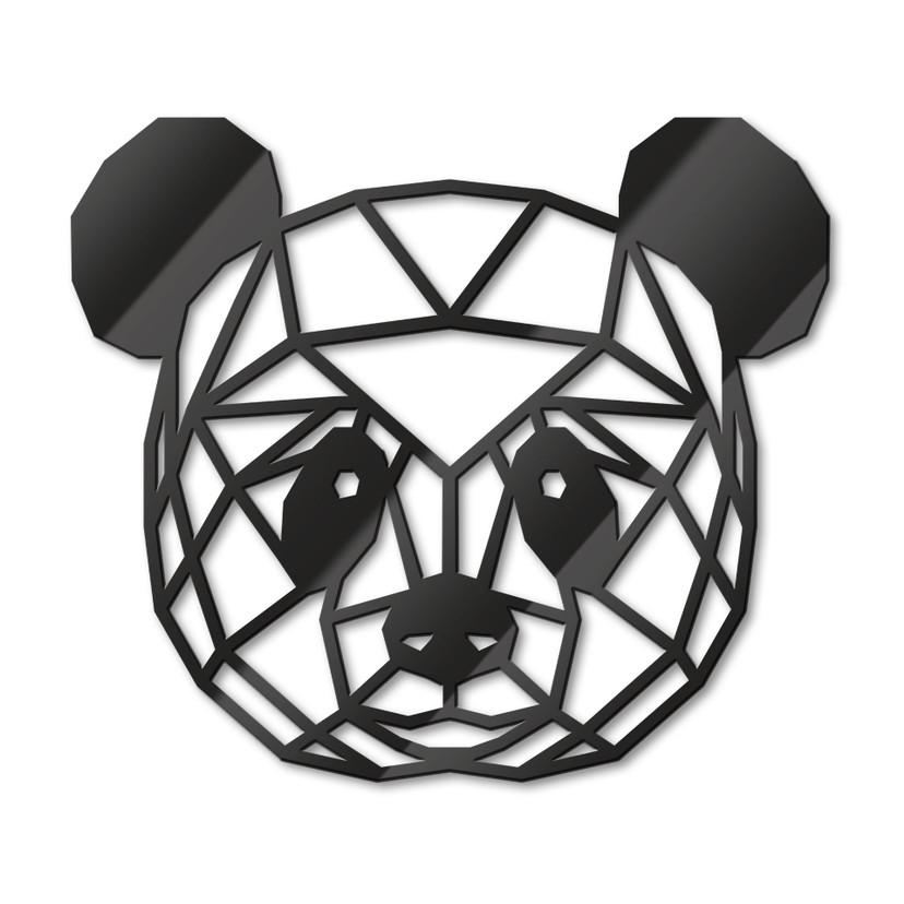 Akrylowa dekoracja Origami Panda
