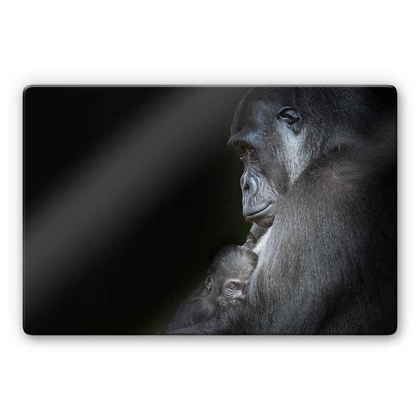 Glasbild Cuadrado - Tenderness