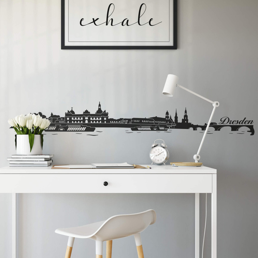 Wandtattoo Dresden Skyline 2