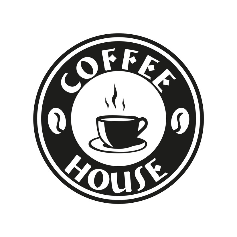 Sticker mural - Coffeehouse
