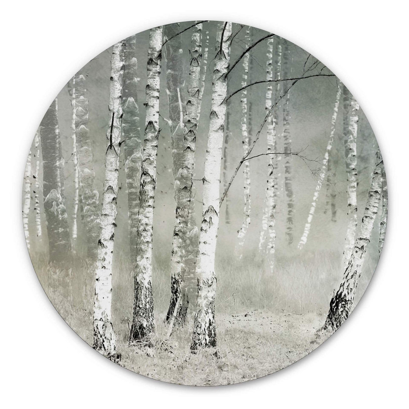 Tableau sur alu-Dibond Talen - Repos matinal - Rond