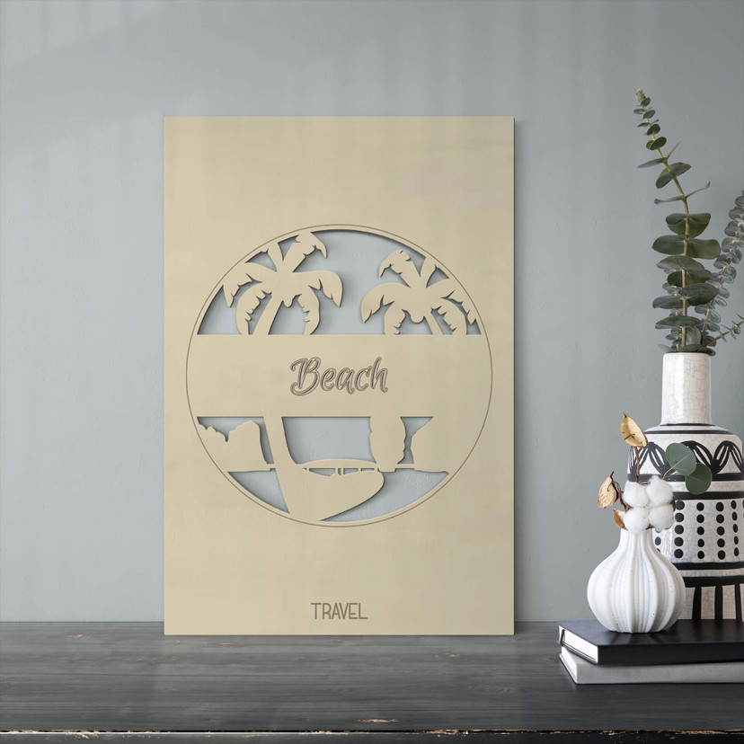 Obraz dekoracyjny topola - Travel Beach
