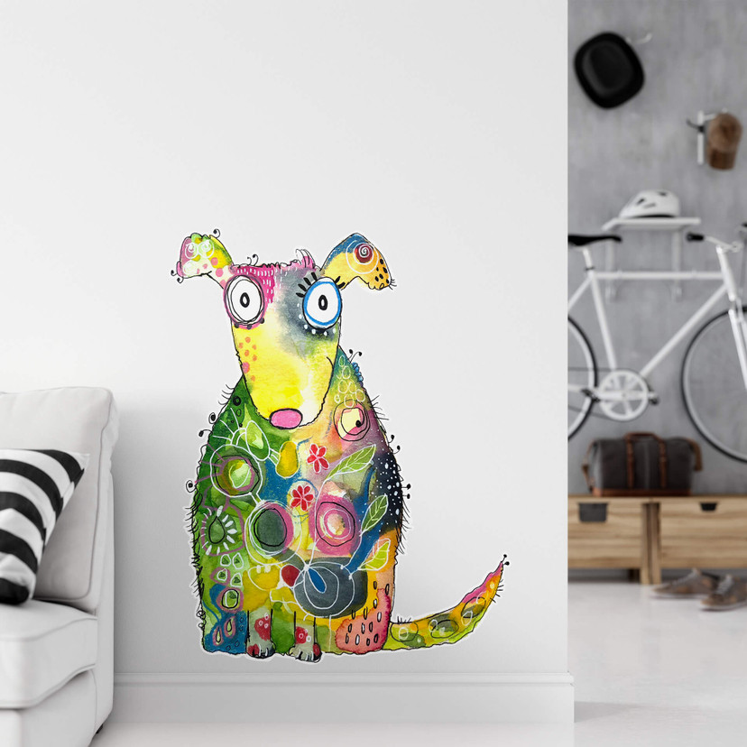 Wandtattoo Hagenmeyer - Happy Dog