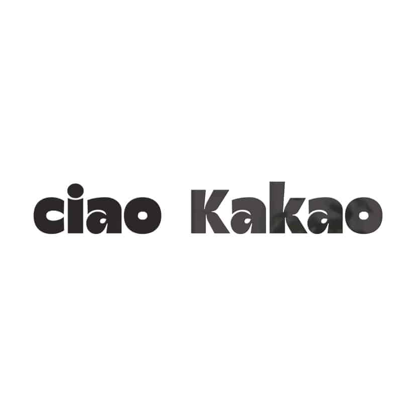 Wanddeko Schriftzug Ciao Kakao - Acryldeko