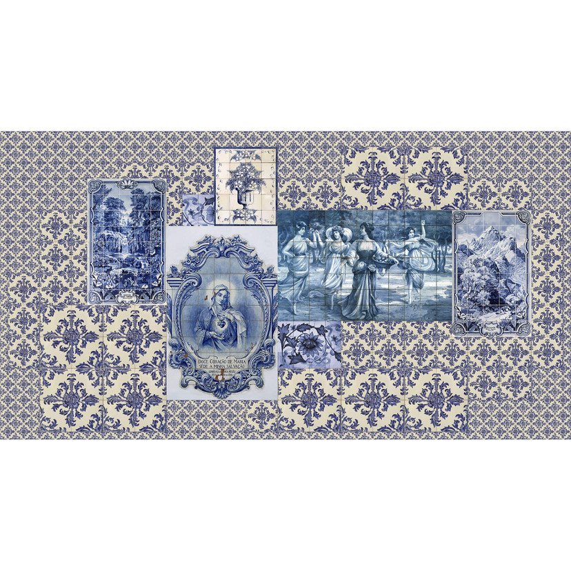 Livingwalls Fototapet Walls by Patel 2 azulejos 1