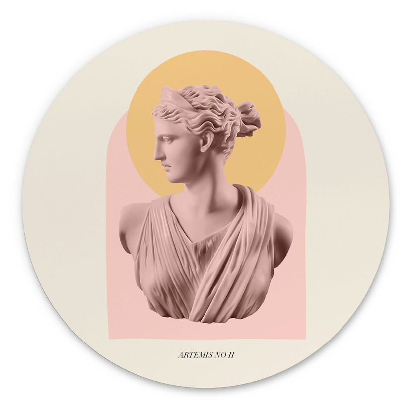 vægdekoration Statue af gudinden Artemis - Grace Digital Art – print på aluminium