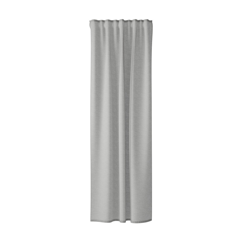 Homing Fertigschal mit verdeckten Schlaufen Oskar grau -  2,45 x 1,4 m