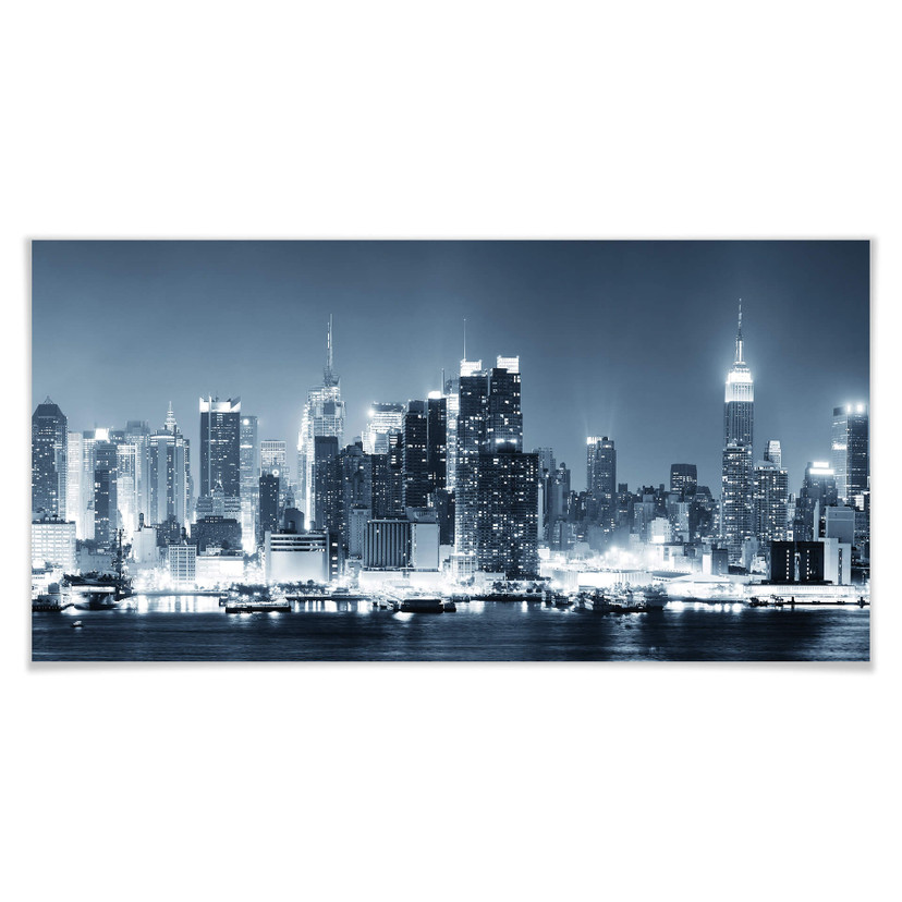 Plakat New York nocą 01