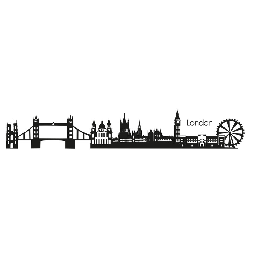 Wallsticker London Skyline 2