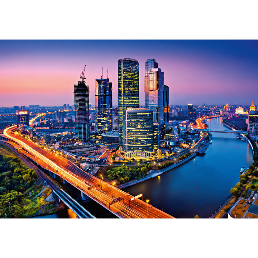 Fototapete Papiertapete Moscow Twilight - 366x254 cm
