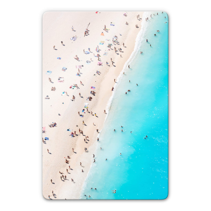 Tableau en verre Colombo - La plage à Zakynthos