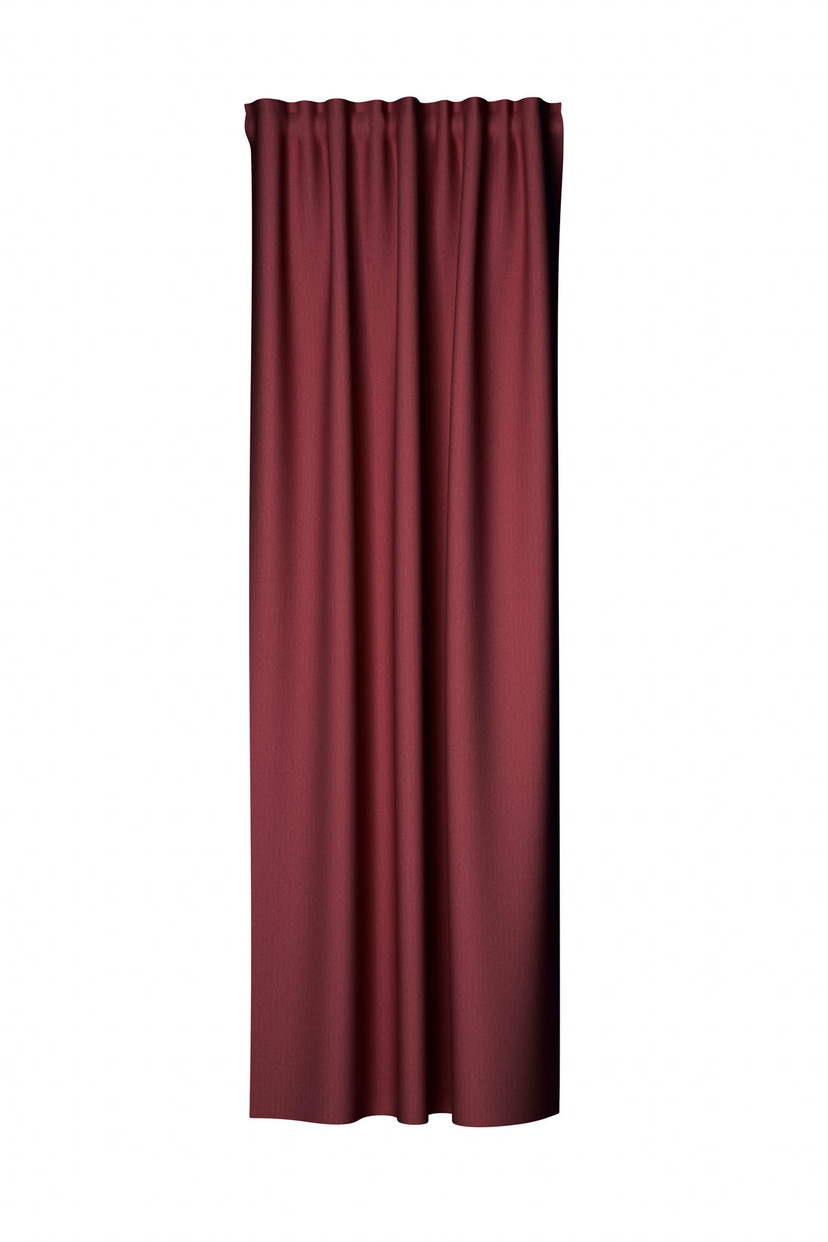 Homing Fertigschal mit verdeckten Schlaufen Galdin bordeaux -  2,45 x 1,4 m