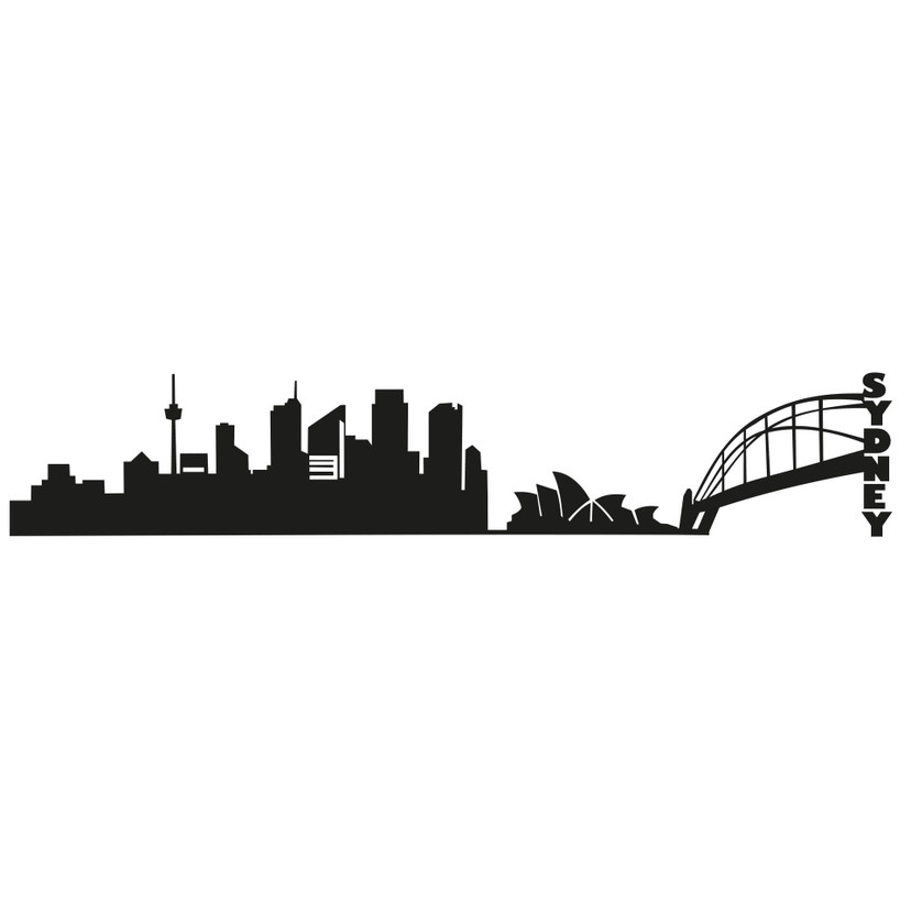 Wallsticker Udsigt over Sydney