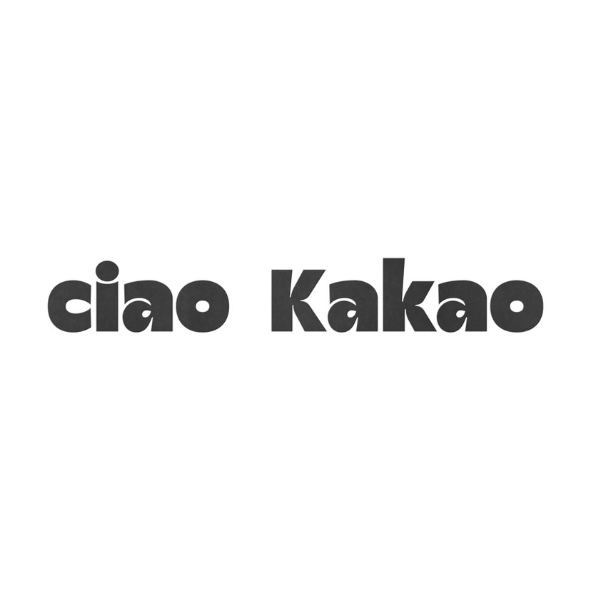 Wanddeko Schriftzug Ciao Kakao - MDF