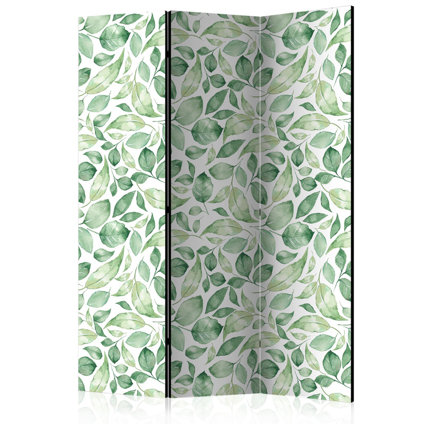 Screen room divider - Naturlig skønhed, 3-delt