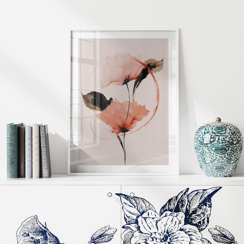 Plakat Delikatne maki akwarelowe - Treechild