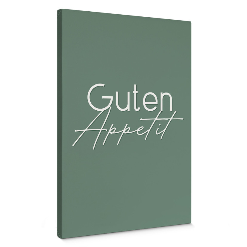 Leinwandbild Guten Appetit
