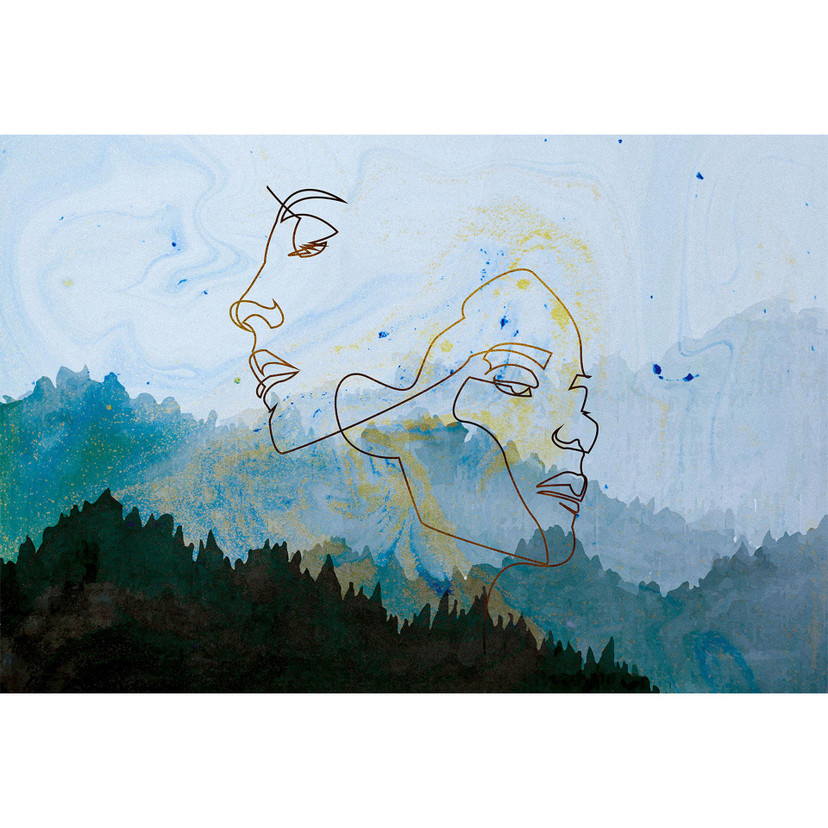 Architects Paper Papier peint photo Atelier 47 Golden Outline forêt