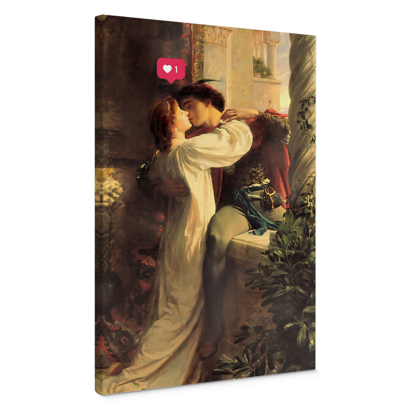 Tableau sur toile Un like pour l’amour - The Art Concept