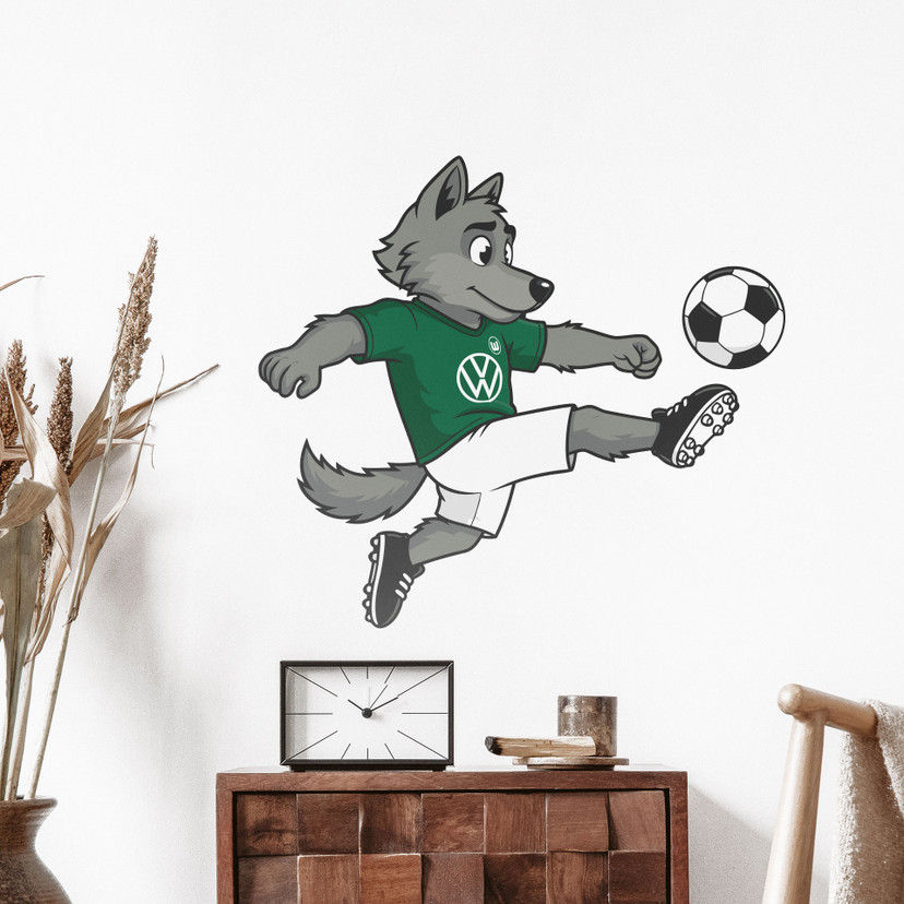 Wandtattoo VfL Wolfsburg Wölfi