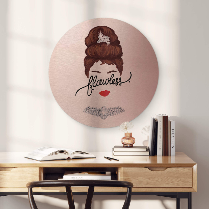Peinture Dibond effet cuivre Tohmé - Flawless Audrey