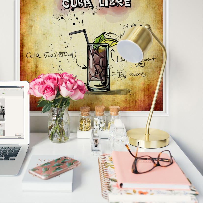 Wallprint Cuba Libre - Rezept