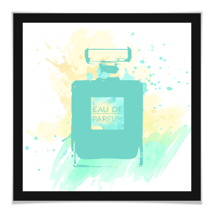 Poster Eau de Parfum Aquarell - Mint