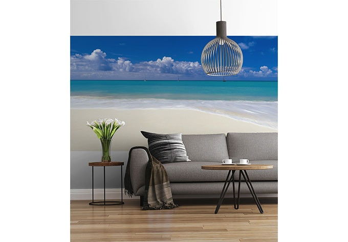 Fotobehang Verlaten Strand
