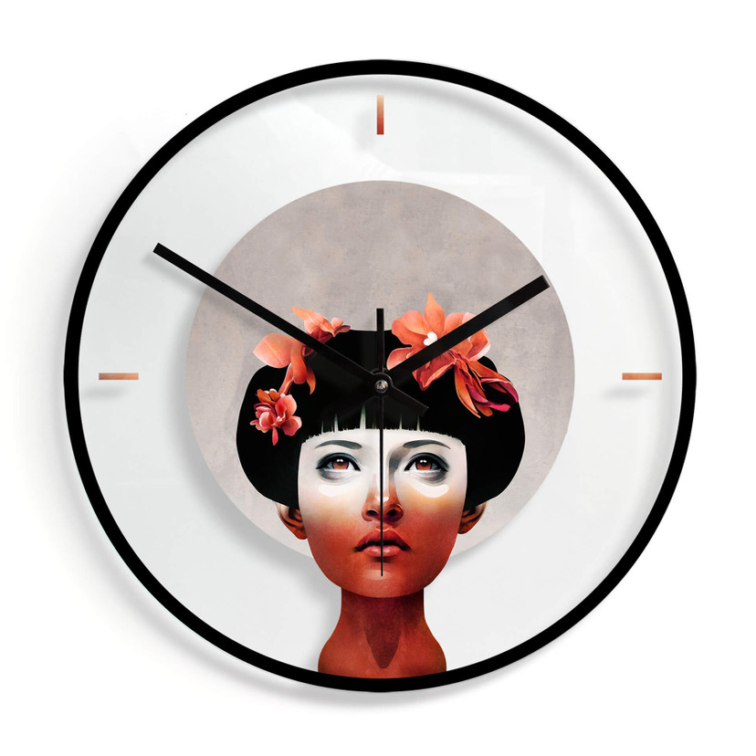 Horloge murale en verre - Ireland - Hyperdusk II