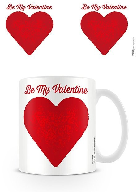Krus, keramikkrus Valentine's Day - Be My Valentine