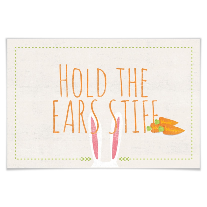 Poster - Hold the Eats stiff