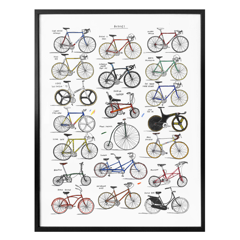 Plakat Sparshott - Rowery