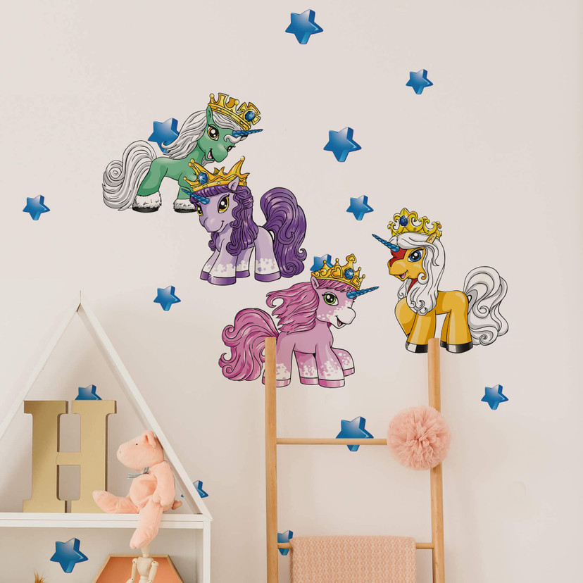 Wallsticker Filly Unicorn Dreams Sæt